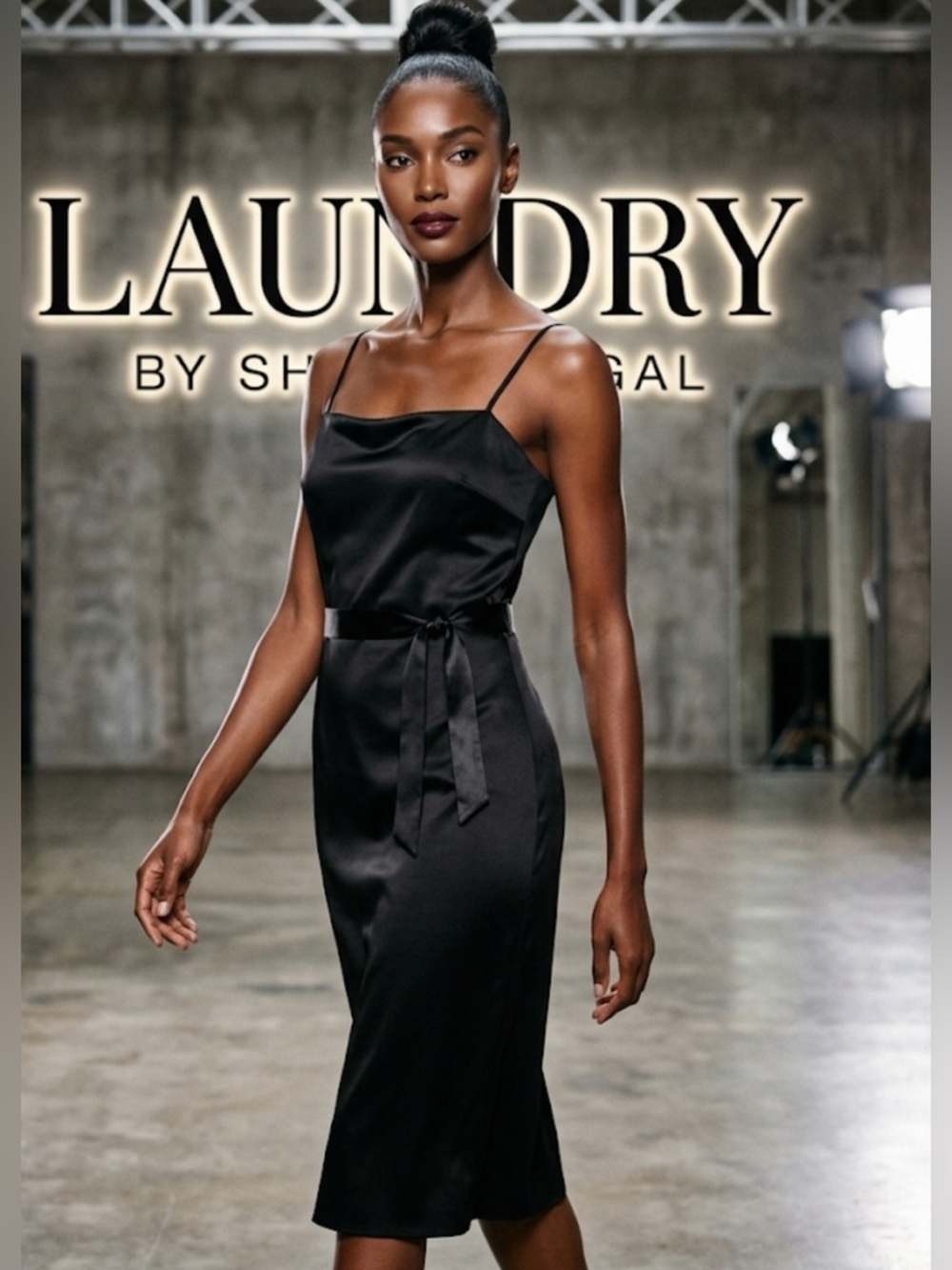 Authentic Laundry by Shelli Segal black dress sz 6